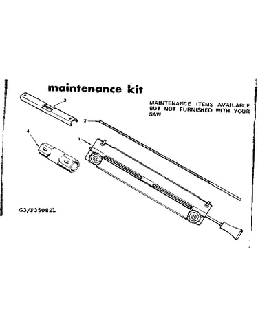 Maintenance kit