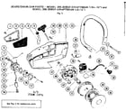 Craftsman 358350931 handle assembly diagram