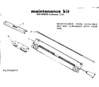 Craftsman 358350853 maintenance kit diagram