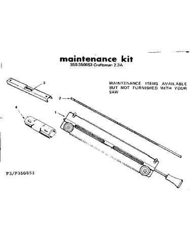 Maintenance kit