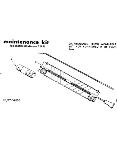 Maintenance kit