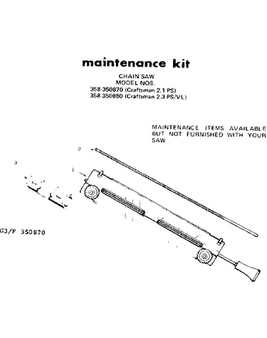 Maintenance kit