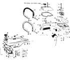 Craftsman 358350871 handle assembly- 358.350831 diagram