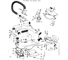 Craftsman 358350871 handle assembly-358.350881 diagram