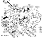 Craftsman 358350910 12 in. chain saw diagram