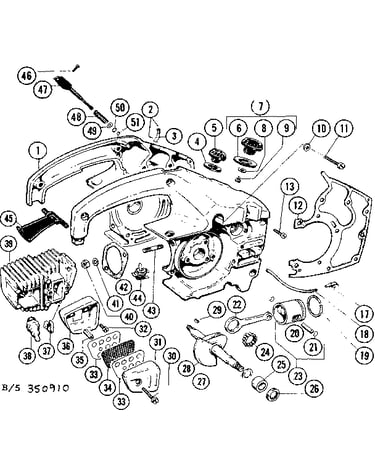 12 in. chain saw