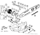 Craftsman 358350910 12 in. chain saw diagram