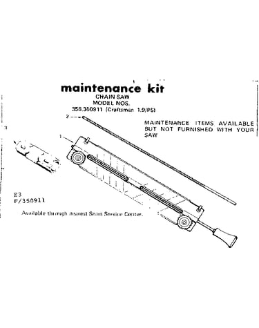 Maintenance kit