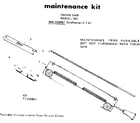 Craftsman 358350941 maintenance kit diagram