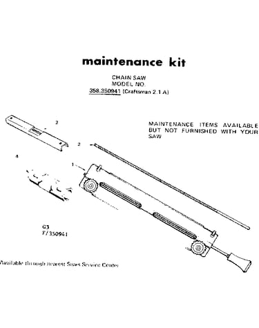 Maintenance kit