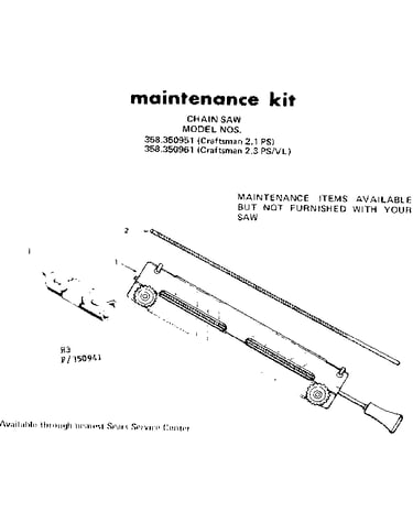 Maintenance kit