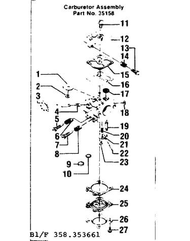 Carburetor assembly