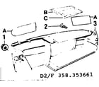 Craftsman 358353691 14 inch 2.3/16 inch 2.3/16 inch ps gasoline chain saws diagram