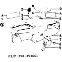 Craftsman 358353671 14 inch 2.3/16 inch 2.3/16 inch ps gasoline chain saws diagram