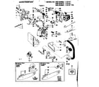Craftsman 358353662 engine & bar assembly diagram