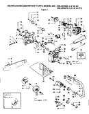 Crankshaft/chain and guide bar
