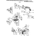 Craftsman 358355060 flywheel and handle assembly diagram