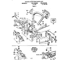 Craftsman 358356100 handle/chain and guide bar  assembly diagram