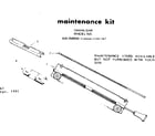Craftsman 358358860 maintenance kit diagram