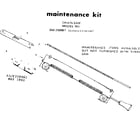 Craftsman 358358861 maintenance kit diagram