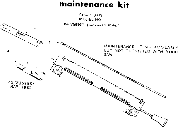 Maintenance kit