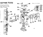 Craftsman 471445511 crankcase and pump body diagram