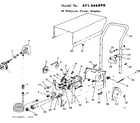 Craftsman 471446890 motor and pump assembly diagram