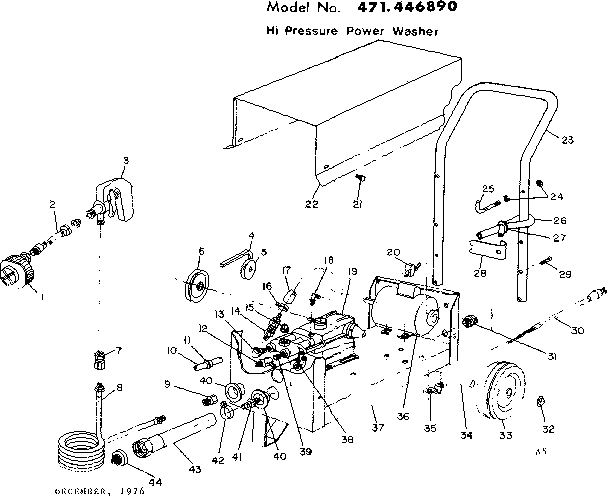 Motor and pump assembly