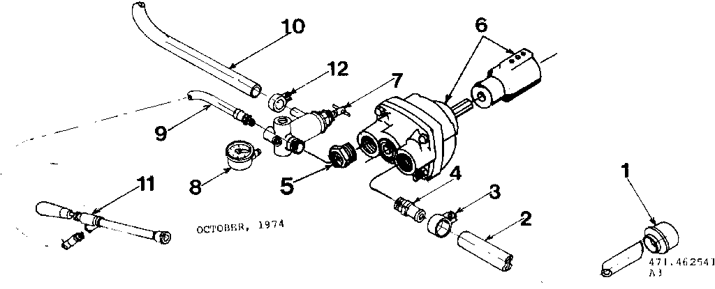 By-pas valve and pump assembly