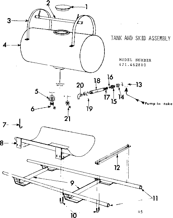 Tank & skid assembly