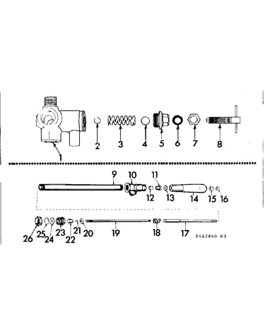 Bypass valve and spray gun