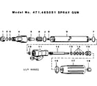 Craftsman 471465051 spray gun diagram