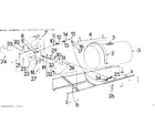 Craftsman 471467110 tank and frame assembly diagram