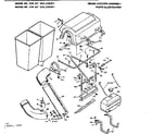 Craftsman 502249361 bin / hood and chute diagram