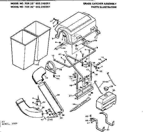 BIN / HOOD AND CHUTE