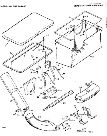 Bin and chute