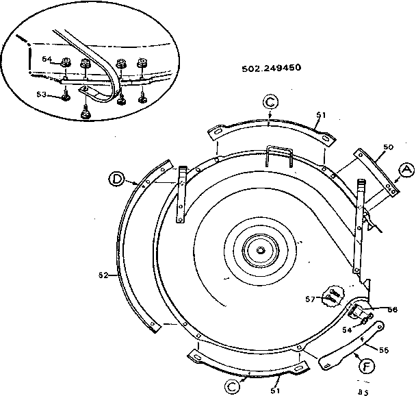 Discharge plate