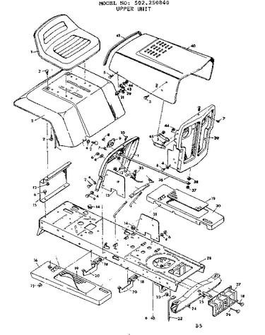 Upper unit