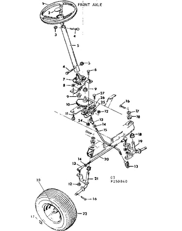 Front axle