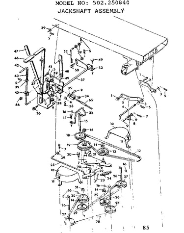 Jackshaft assembly