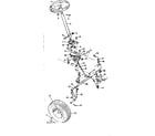 Craftsman 502250842 steering and front axle diagram