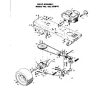 Craftsman 502250890 drive assembly diagram