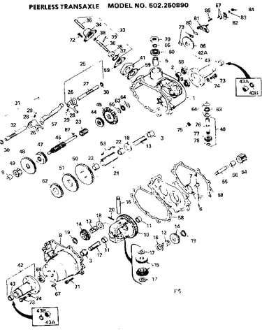 Peerless transaxle