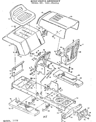 Body parts assembly