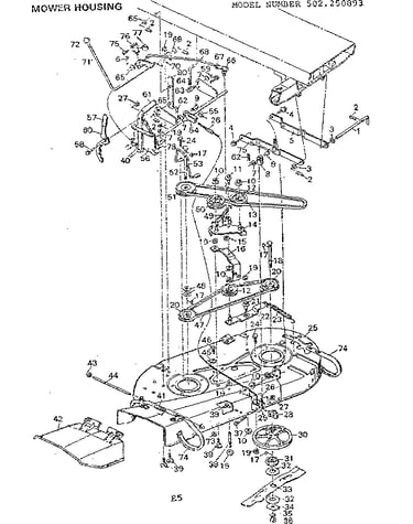 Mower housing