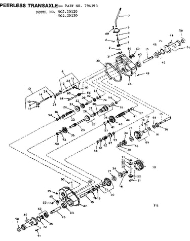 Peerless transaxle