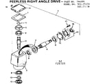 Craftsman 50225120 peerless right angle drive diagram