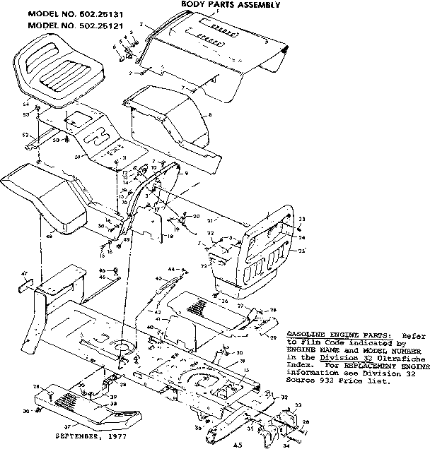Body parts assembly