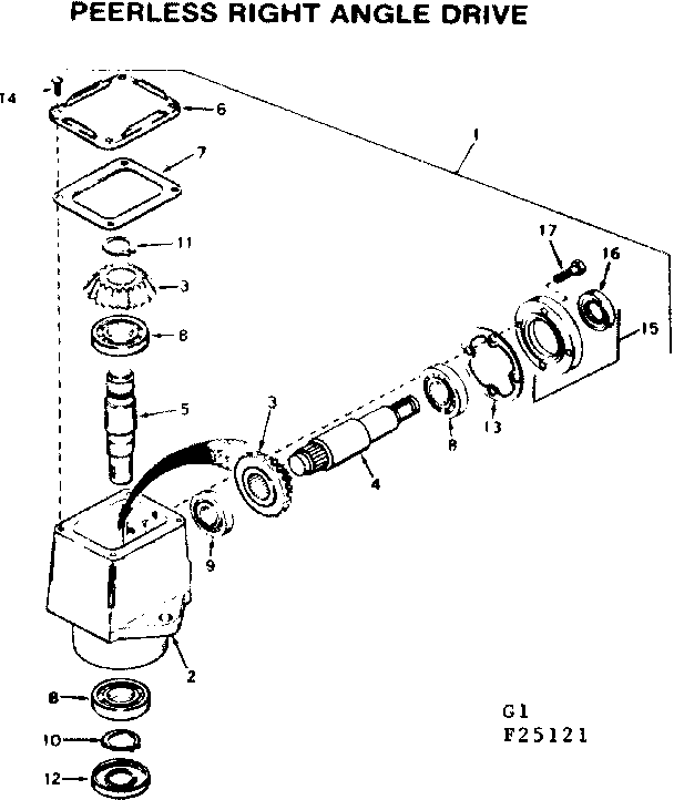 PEERLESS RIGHT ANGLE DRIVE