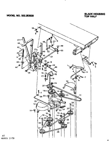 Blade housing top half